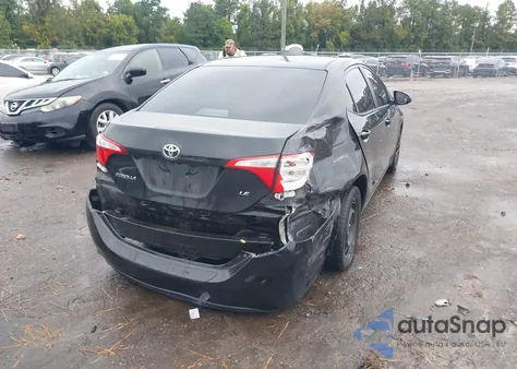 2016 Toyota Corolla Le from USA, damaged, VIN 2T1BURHE5GC554412